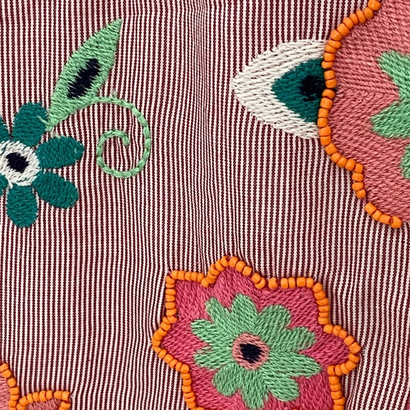 Anthropologie Embroidered & Appliqued Shift Dress - Picture 12 of 13